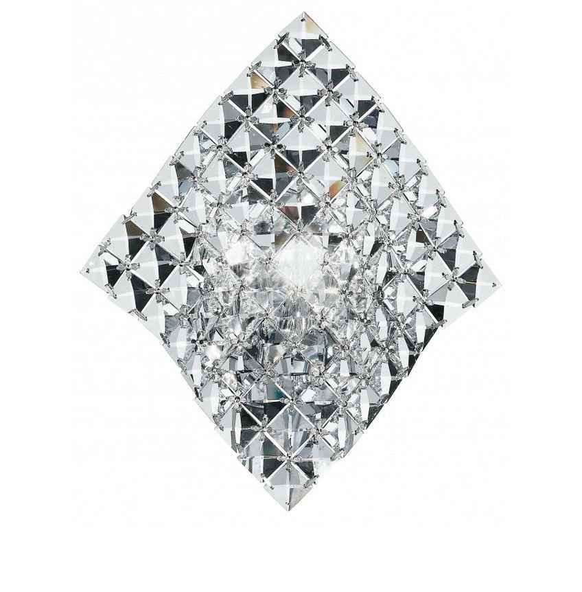 Applique con cristalli K9 trasparenti 1XG9 non incl. RUMBA Applique con cristalli K9 trasparenti 1XG9 non incl. RUMBA